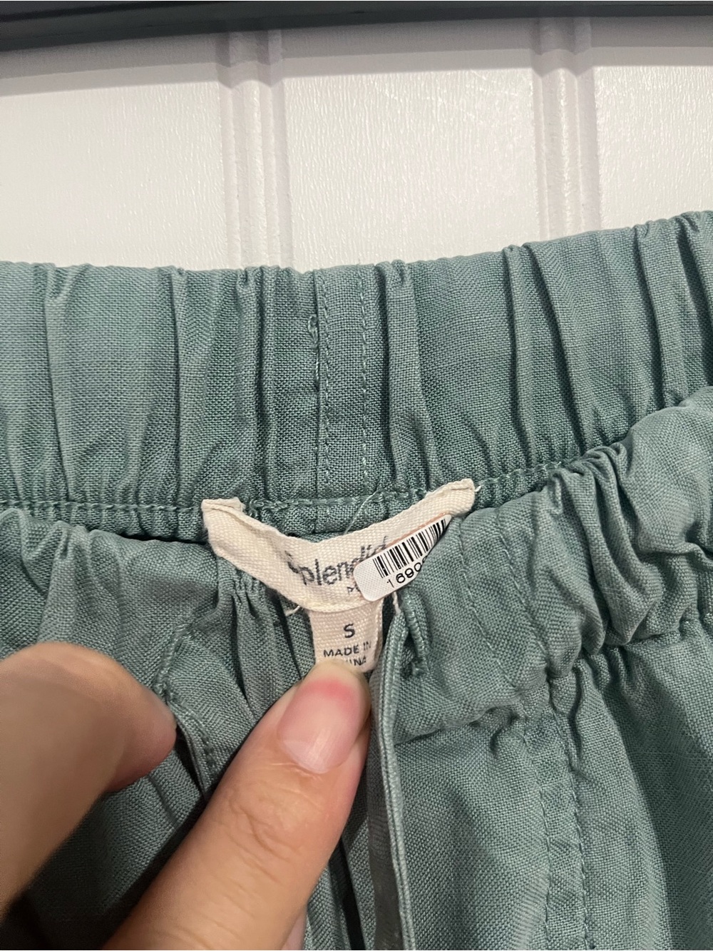 Splendid Light Teal Cargo Joggers - Picture 4 of 5